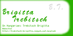 brigitta trebitsch business card